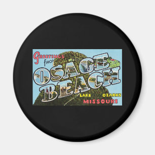 Hälsningar från den Osage stranden Missouri Magnet