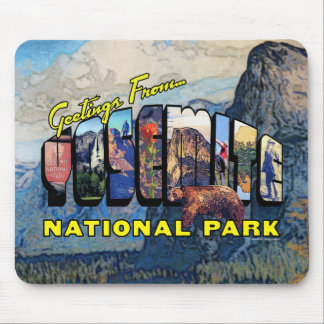 Hälsningar från den Yosemite nationalparken Musmatta
