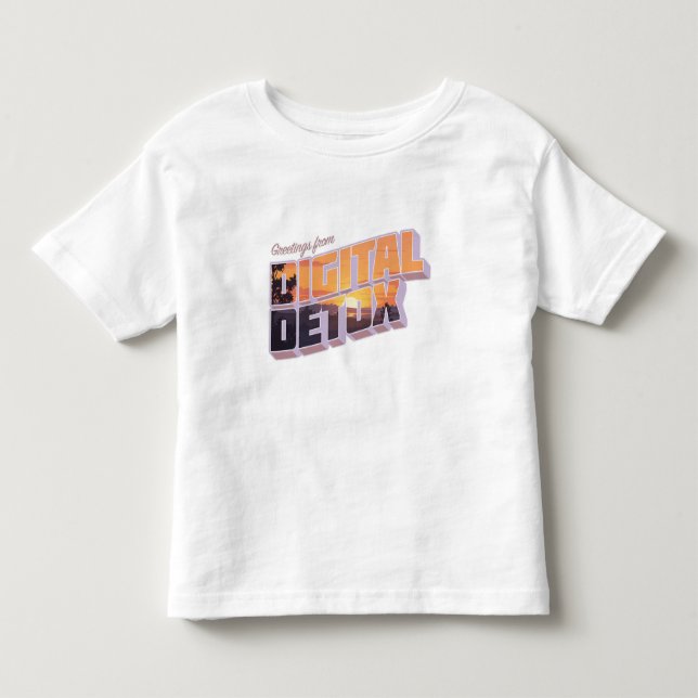 Hälsningar från Digital Detox T Shirt (Framsida)