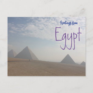 Hälsningar från Egypten Pyramider Resa Vykort