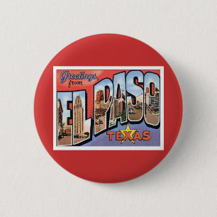 Hälsningar från El Paso, Texas Knapp