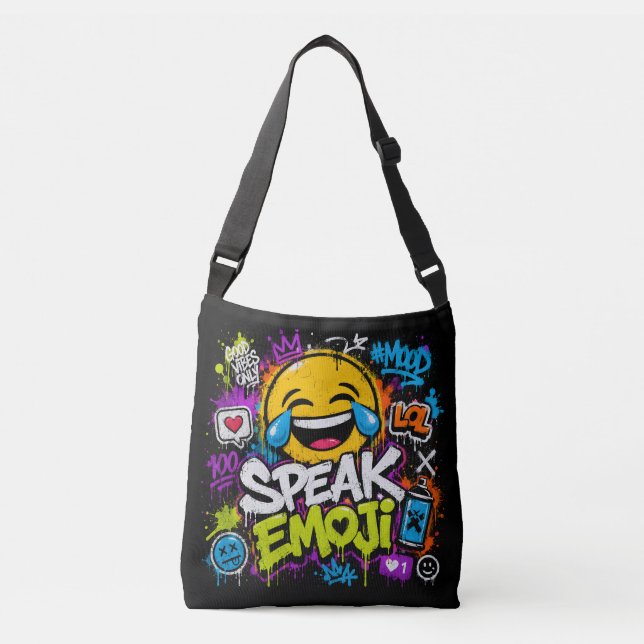 Hälsningar från Emoji Land Crossbody-väskor Axelväska (Framsida)