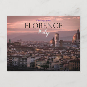 Hälsningar från Florens Italien Vykort