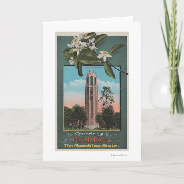 Hälsningar från Florida & bild av sjunga Kort (Framsida)