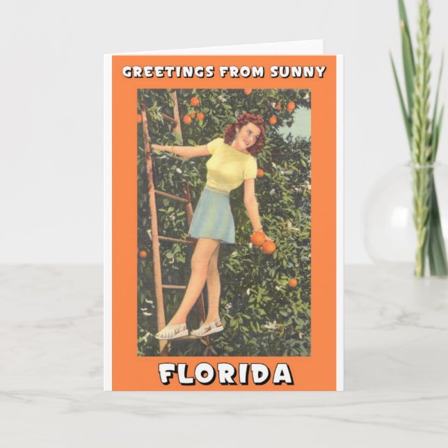 Hälsningar från Florida Kort (Framsida)