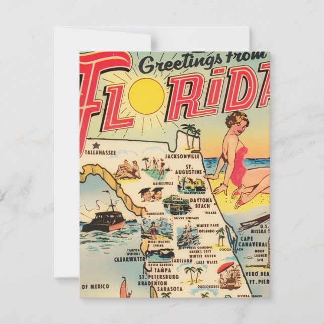 Hälsningar från Florida OSA Kort (Framsida)