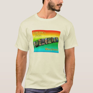 Hälsningar från Frederick manar utslagsplats Tee Shirt