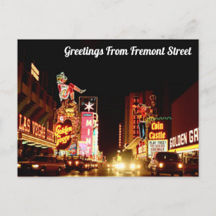 Hälsningar från Fremont Street vykort