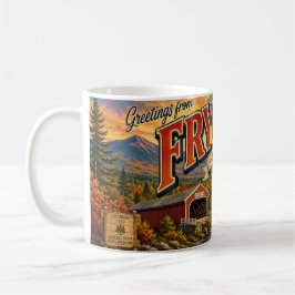 Hälsningar från Fryeburg Maine Kaffe kopp