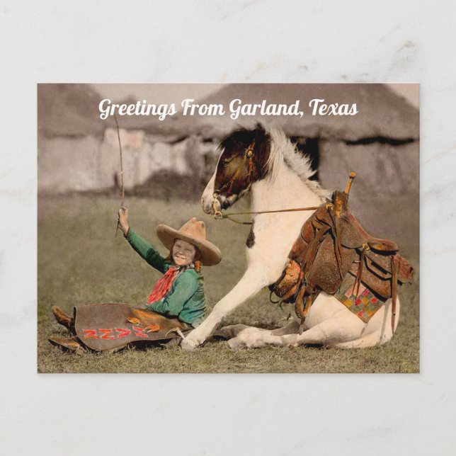 Hälsningar från Garland, Texas vykort (Framsida)