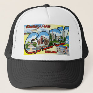 Hälsningar från Gary Indiana Truckerkeps