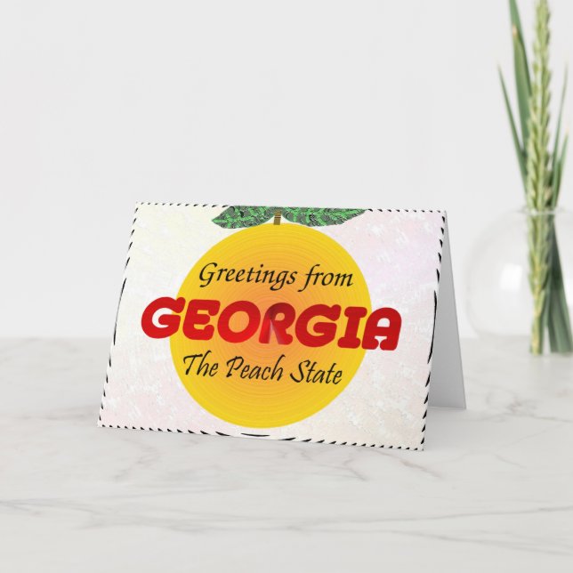 Hälsningar från Georgia Kort (Framsida)
