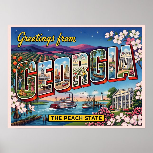 Hälsningar från Georgia Poster (Framsidan)