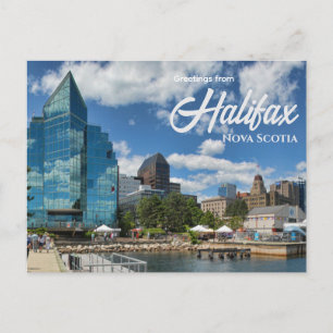 Hälsningar från Halifax Nova Scotia vykort Kanada