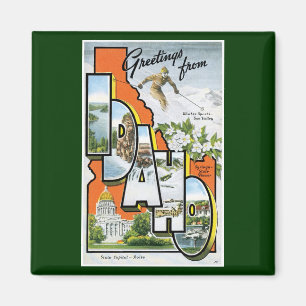 Hälsningar från Idaho! Magnet