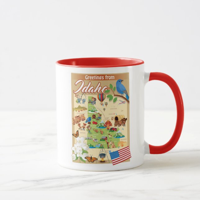 Hälsningar från Idaho Mugg (Höger)