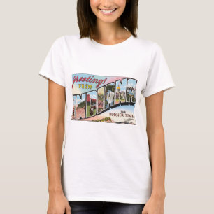 Hälsningar från Indiana som hoosieren påstår, T-shirt