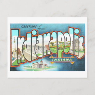 Hälsningar från Indianapolis Vykort