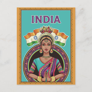 Hälsningar Från Indien Vykort