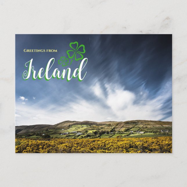 Hälsningar från Irland Vykort   (Framsida)