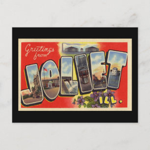 Hälsningar från Joliet Illinois Vykort