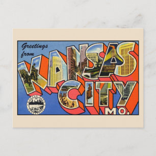 Hälsningar från Kansas City Missouri vykort