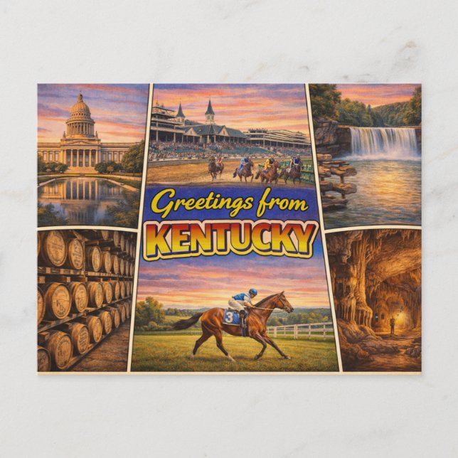 Hälsningar från Kentucky vykort (Framsida)