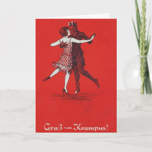 Hälsningar från Krampus! Helgkort