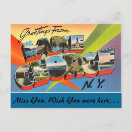 Hälsningar från Lake George Vykort