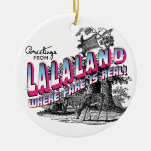 Hälsningar från LALA landar - var fejka är Julgransprydnad Keramik