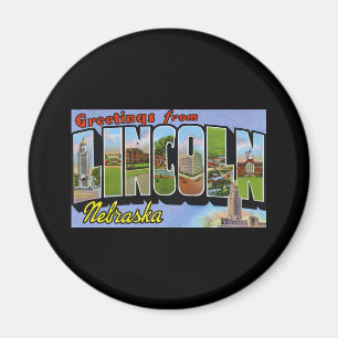 Hälsningar från Lincoln Nebraska Magnet