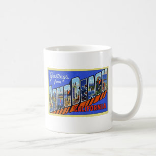 Hälsningar från Long Beach Kalifornien Kaffemugg