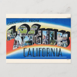 Hälsningar från Los Angeles Stor brevbokstavskort Vykort