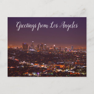 Hälsningar från Los Angeles vykort