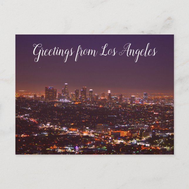 Hälsningar från Los Angeles vykort  (Framsida)