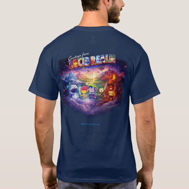 Hälsningar från Lucid Realm T Shirt (Baksida)