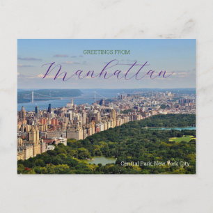 Hälsningar från Manhattan New York Resa Vykort