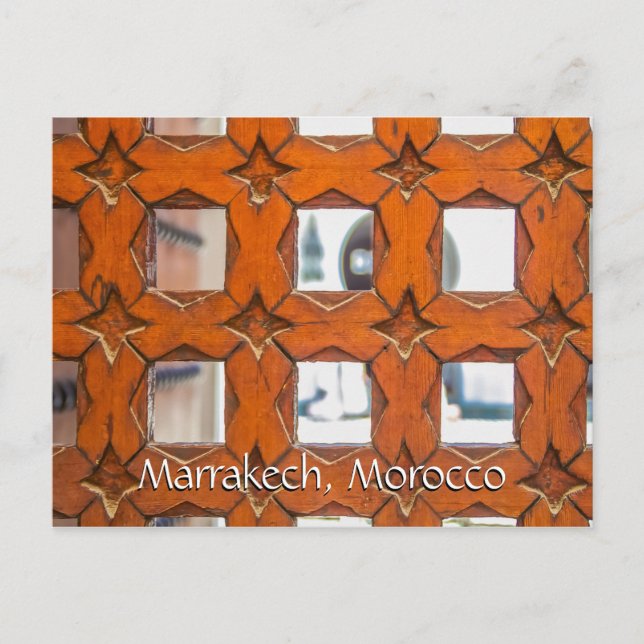 Hälsningar från Marrakech Marocko Vykort (Framsida)