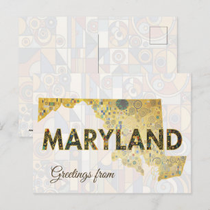 Hälsningar från Maryland Vykort