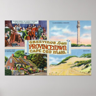 Hälsningar från med sceniska platser poster
