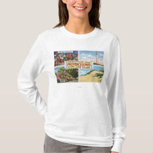 Hälsningar från med sceniska platser t shirt