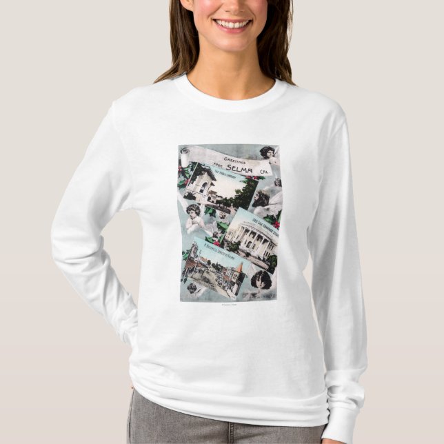 Hälsningar från med sceniska ViewsSelma, CA Tee (Framsida)