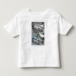 Hälsningar från med sceniskt beskådar 2 t-shirt