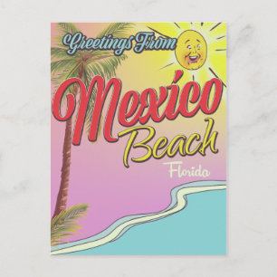 Hälsningar från Mexico Beach Florida Vykort
