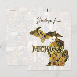 Hälsningar från Michigan Vykort