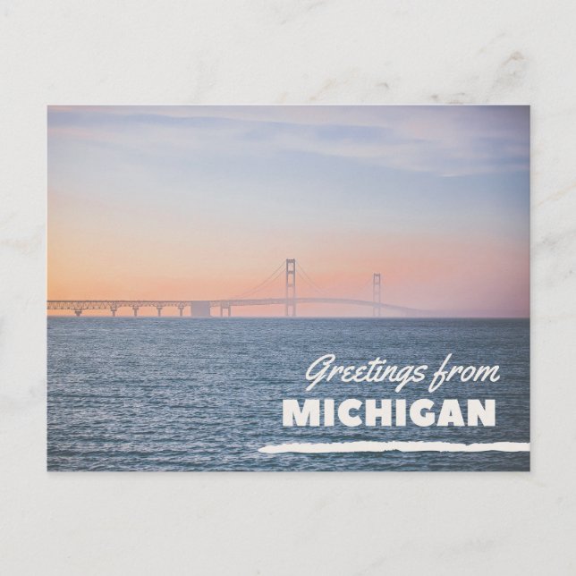 Hälsningar från Michigan vykort (Framsida)