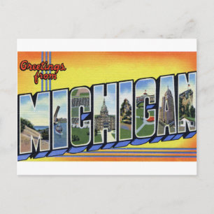 Hälsningar Från Michigan Vykort