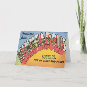 Hälsningar från Minneapolis Kort