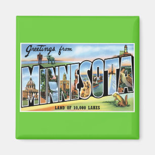 Hälsningar från Minnesota! Magnet