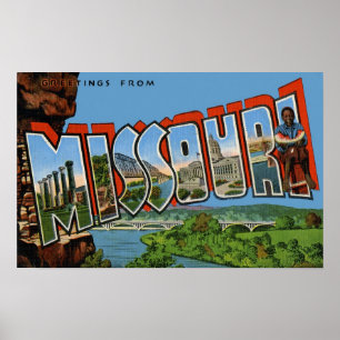 Hälsningar från Missouri Poster